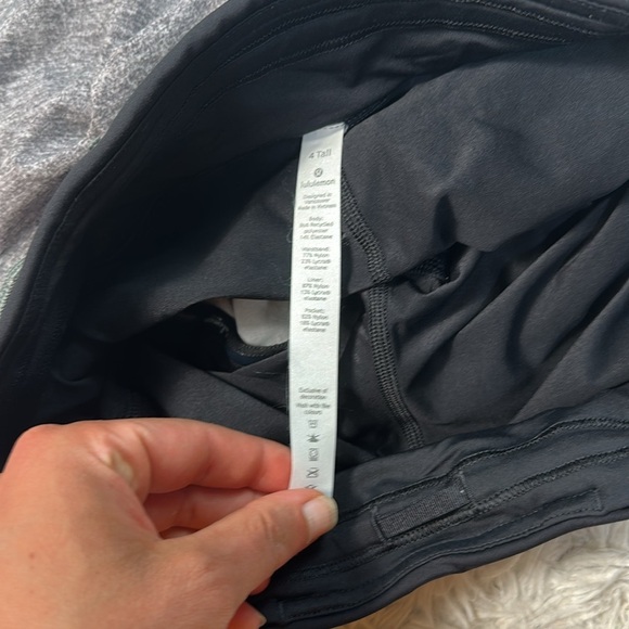 Lululemon Pace Rival Skirt (Tall) *No Panels 15" Heather Lux Multi Black / Black - Picture 3 of 6